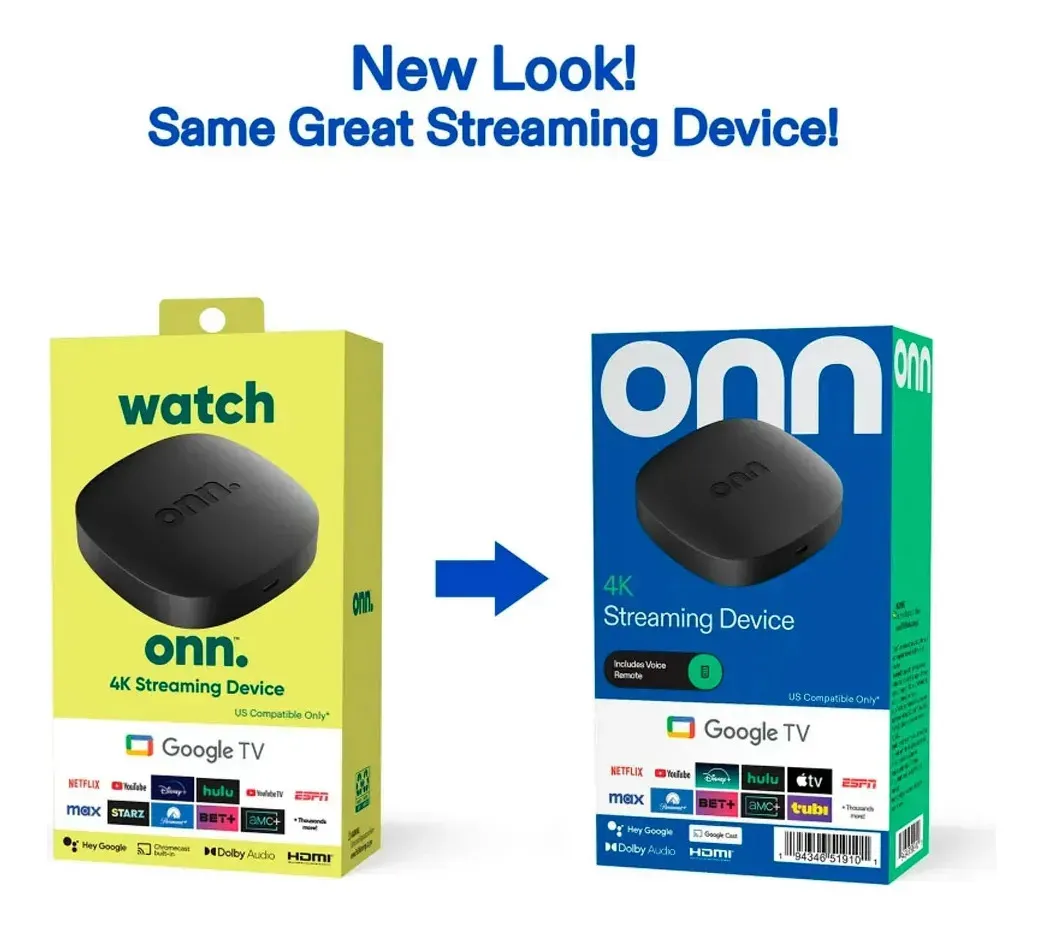 Onn Streaming Box 4K con control remoto