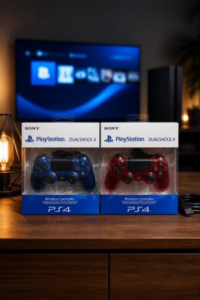 joystick ps4 , caja sony , transparente